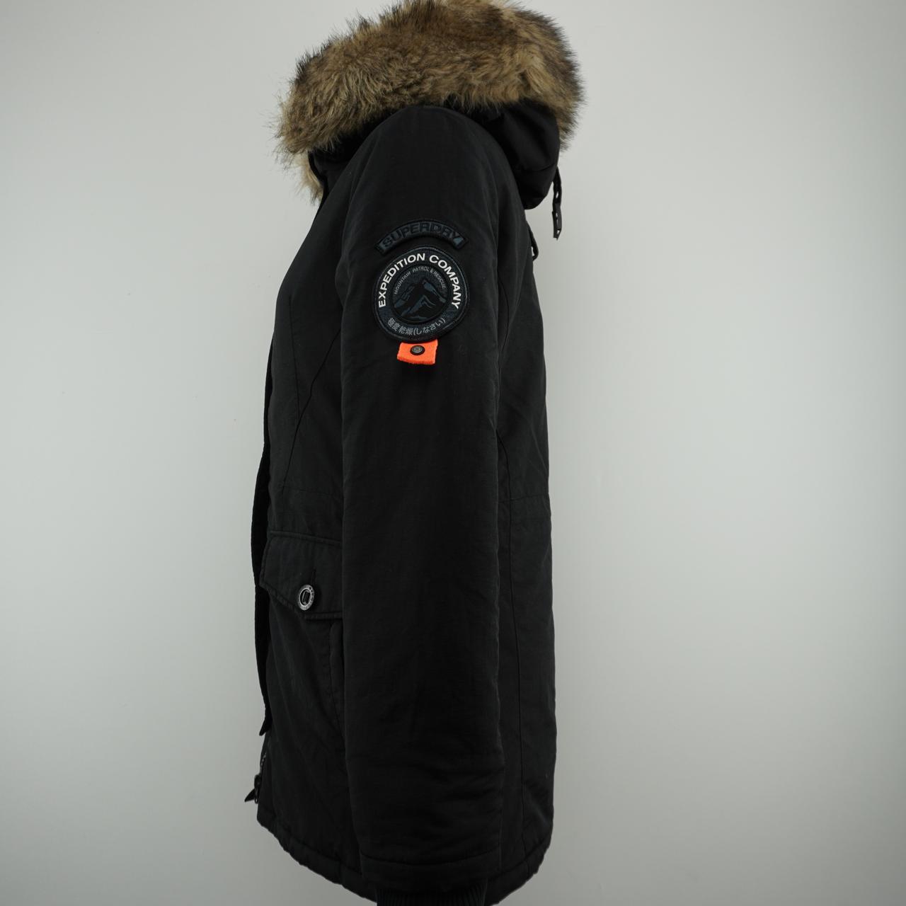 Women's Parka Superdry. Black. M. Used. Good