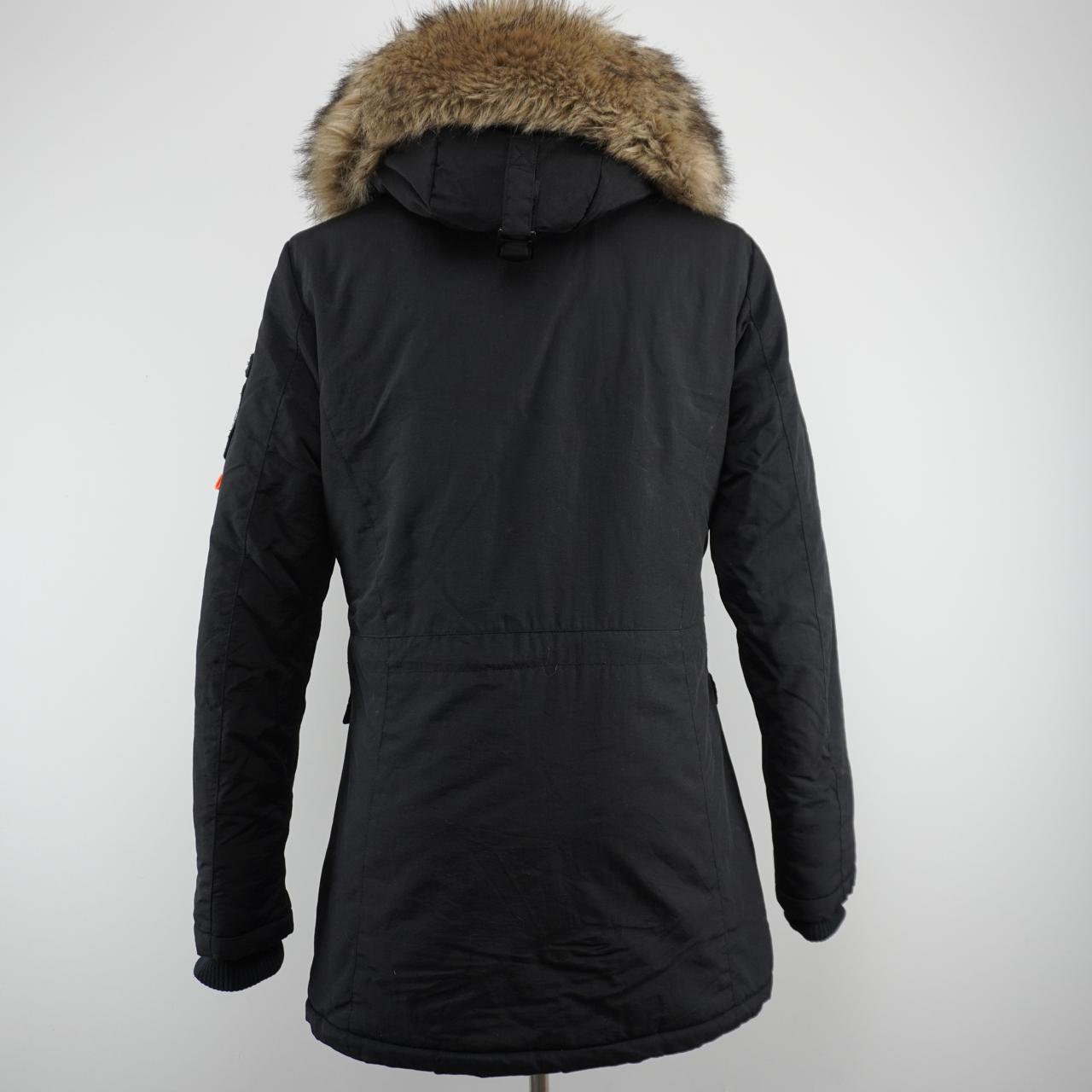 Women's Parka Superdry. Black. M. Used. Good