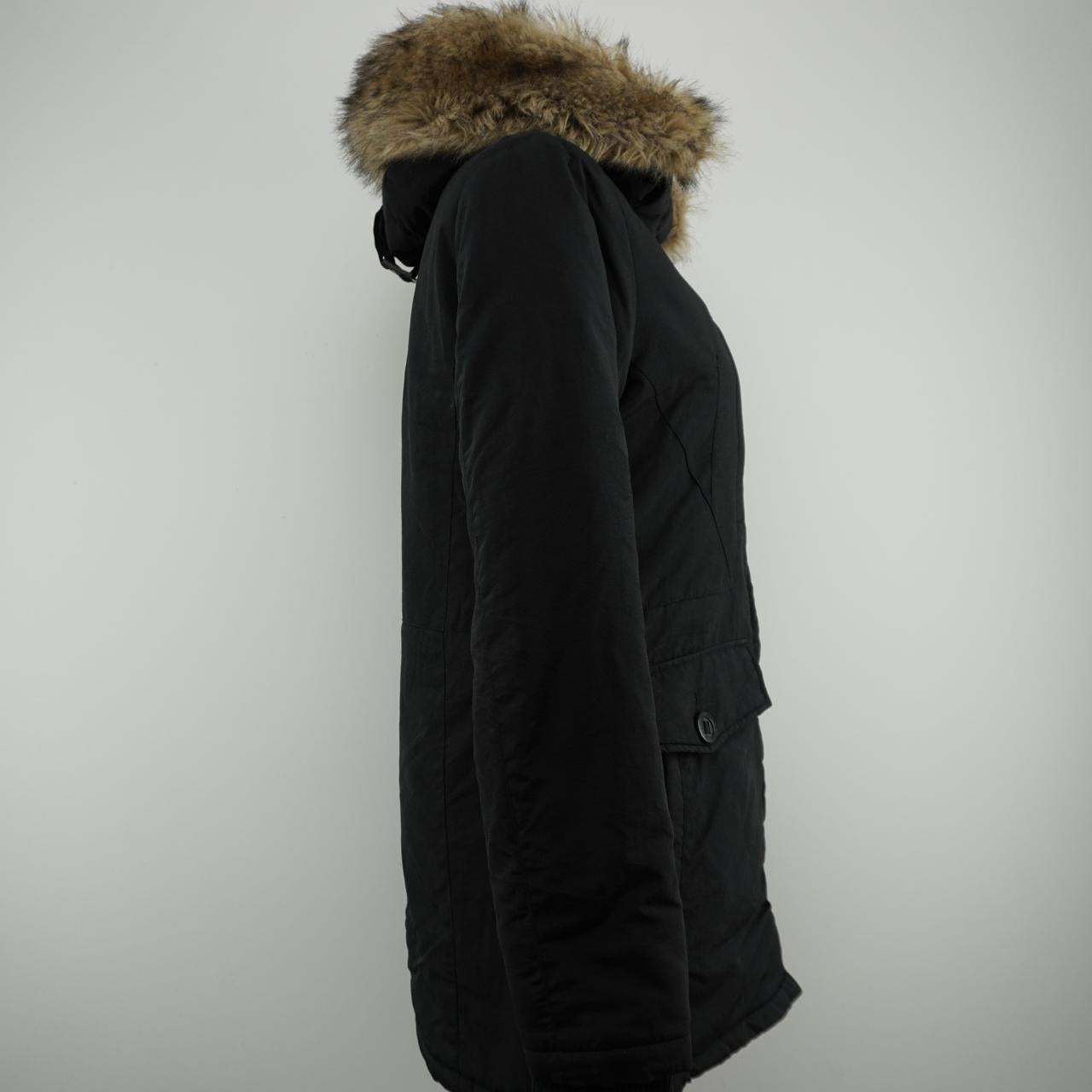 Women's Parka Superdry. Black. M. Used. Good