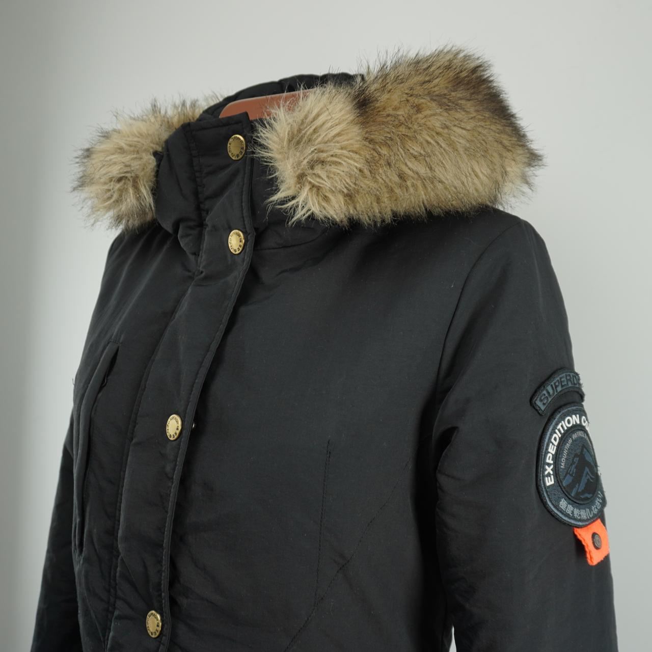 Women's Parka Superdry. Black. M. Used. Good