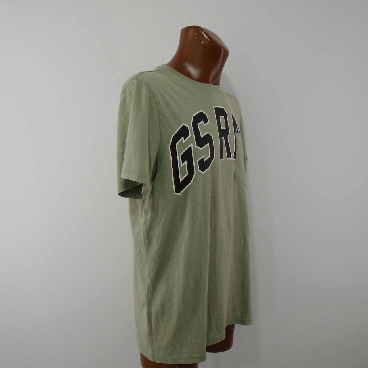 Men's T-Shirt G-Star. Green. L. Used. Very good
