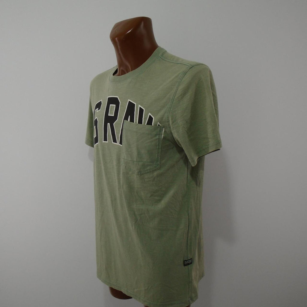 Men's T-Shirt G-Star. Green. L. Used. Very good
