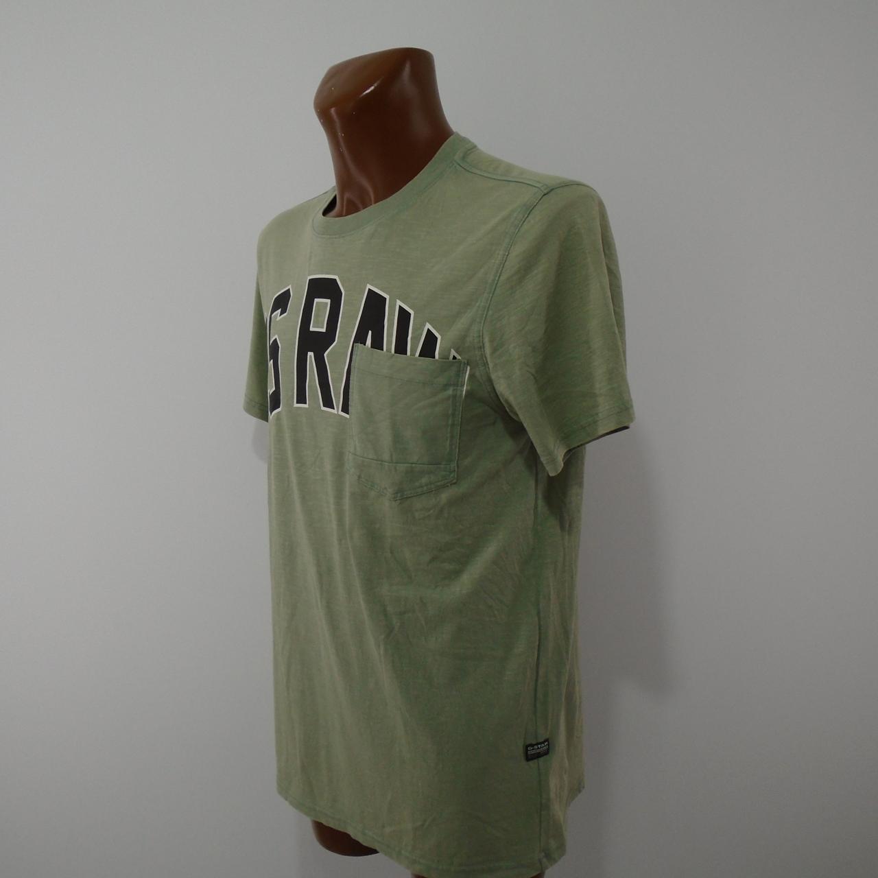 Men's T-Shirt G-Star. Green. L. Used. Very good