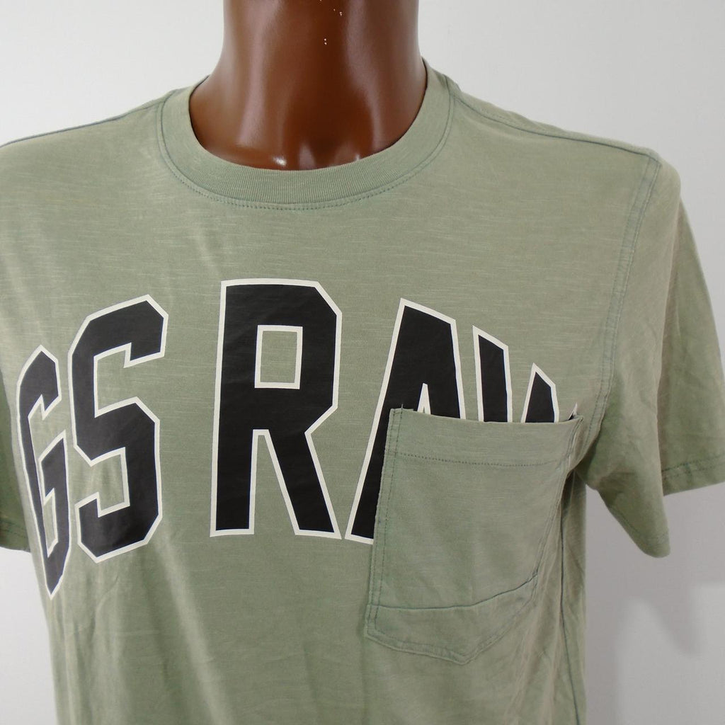 Men's T-Shirt G-Star. Green. L. Used. Very good