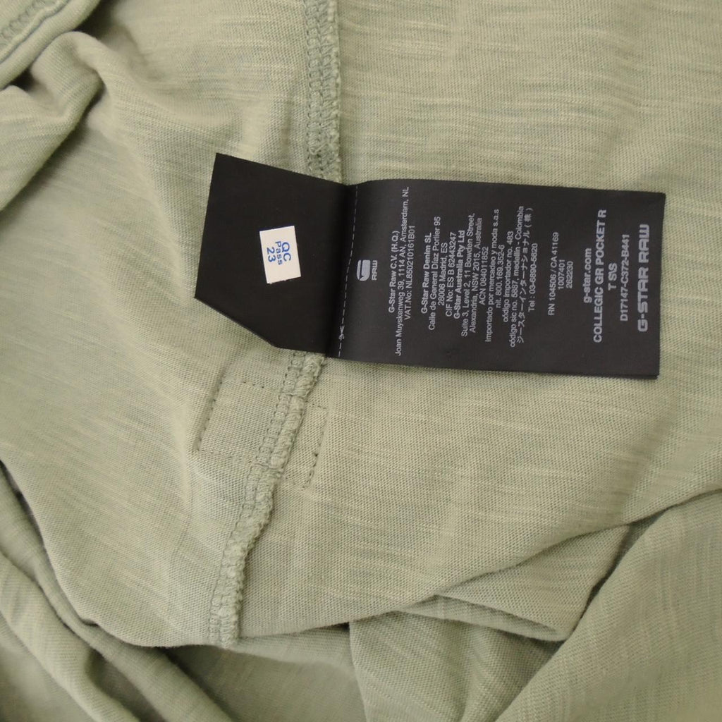 Men's T-Shirt G-Star. Green. L. Used. Very good