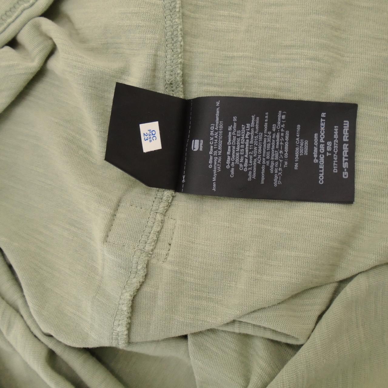 Men's T-Shirt G-Star. Green. L. Used. Very good