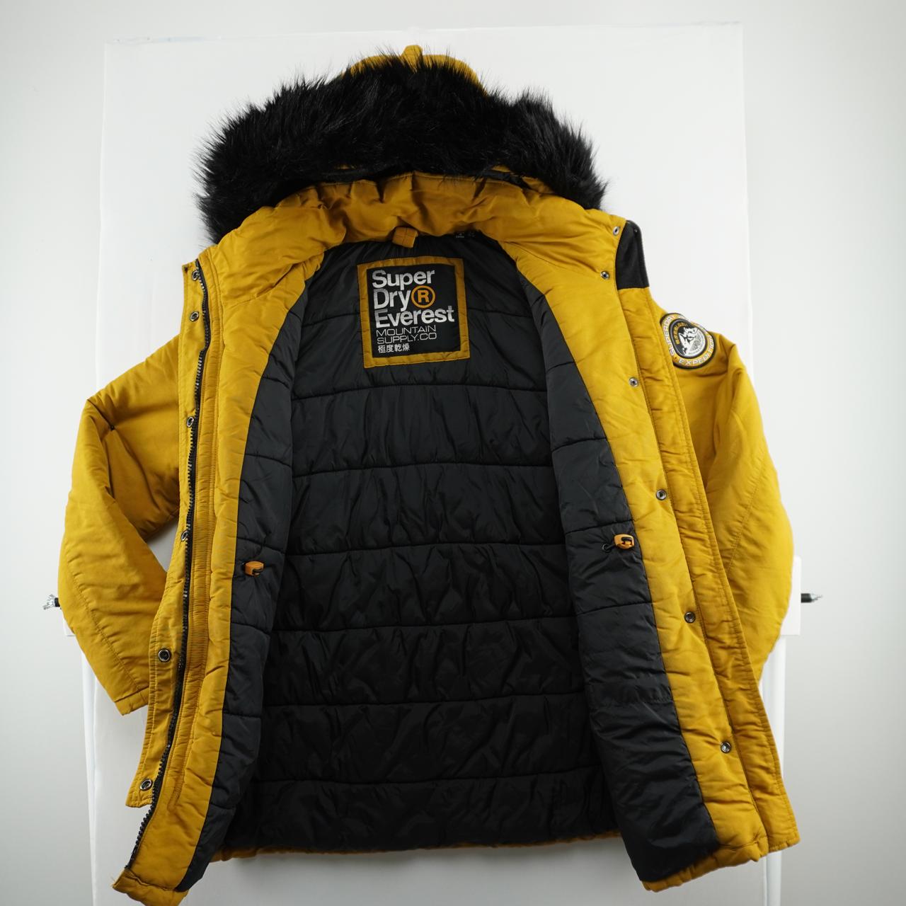 Parka de mujer Superdry. Naranja. Talla L. Usada. Satisfactoria