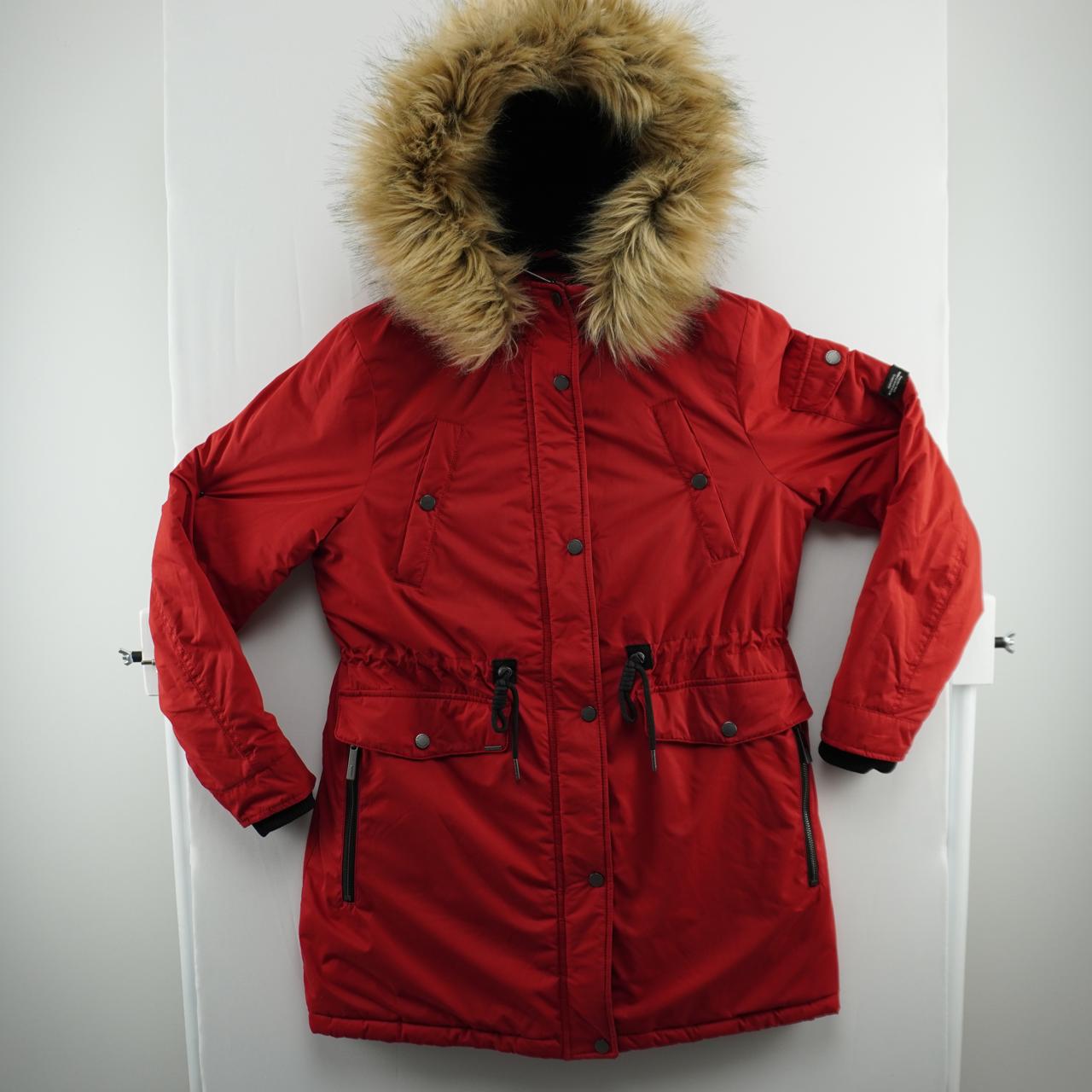 Women's Parka Superdry. Red. L. Used. Good