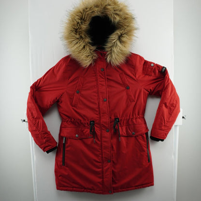 Women's Parka Superdry. Red. L. Used. Good