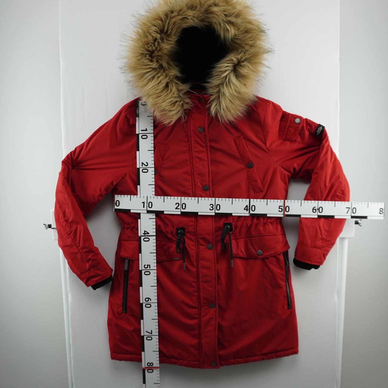 Women's Parka Superdry. Red. L. Used. Good