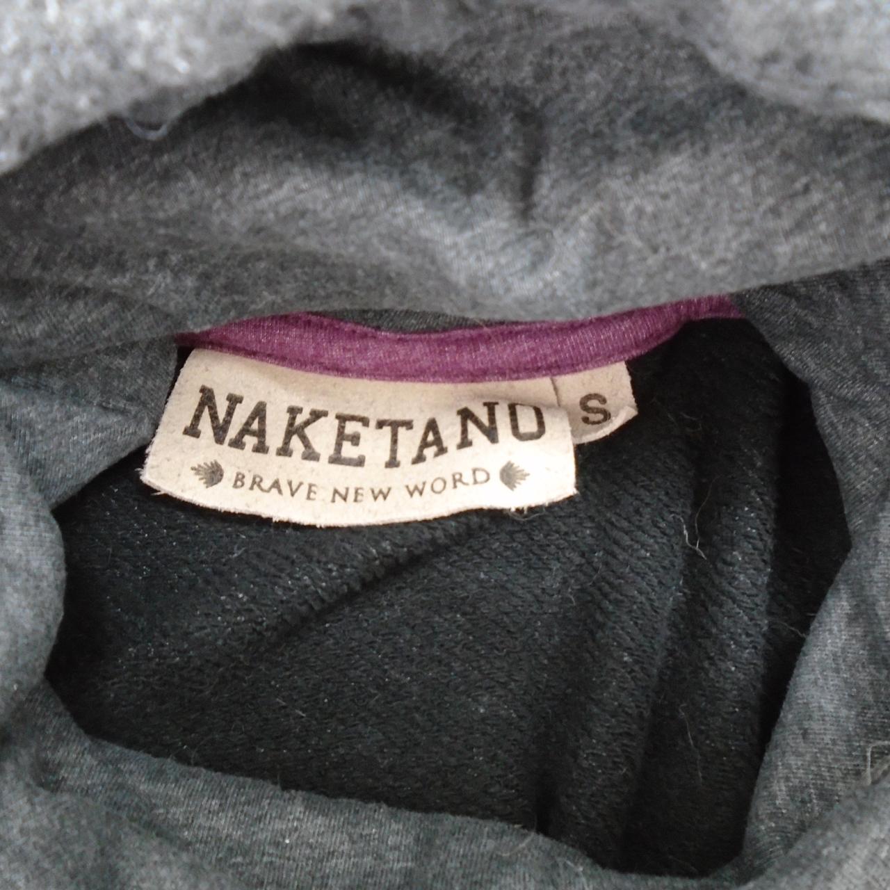Women's Hoodie Naketano. Grey. S. Used. Good