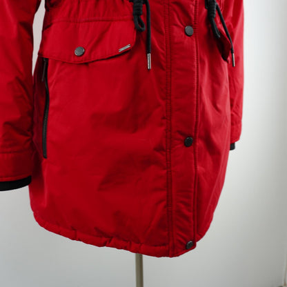 Women's Parka Superdry. Red. L. Used. Good