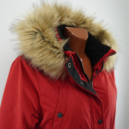 Women's Parka Superdry. Red. L. Used. Good