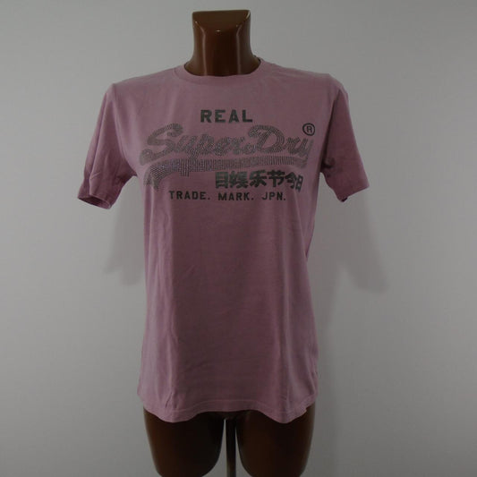 Women's T-Shirt Superdry. Pink. S. Used. Good