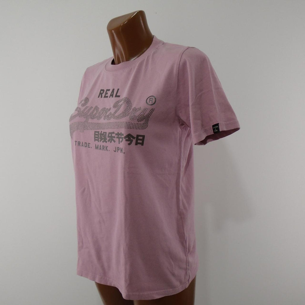 Women's T-Shirt Superdry. Pink. S. Used. Good