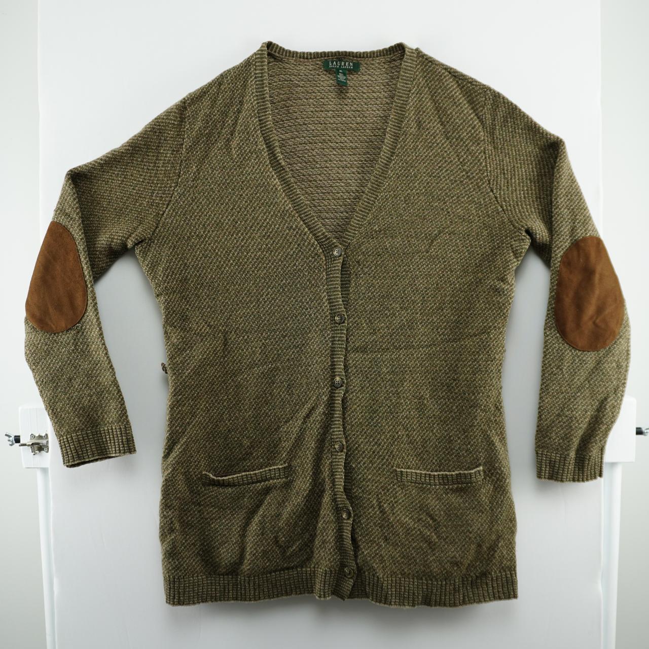 Women's Cardigan Ralph Lauren. Khaki. XL. Used. Good