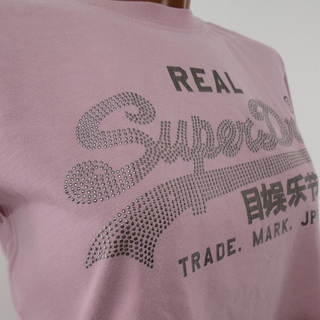 Women's T-Shirt Superdry. Pink. S. Used. Good