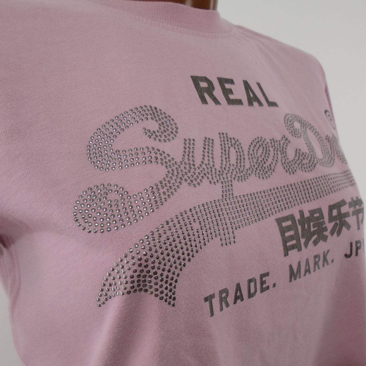 Women's T-Shirt Superdry. Pink. S. Used. Good