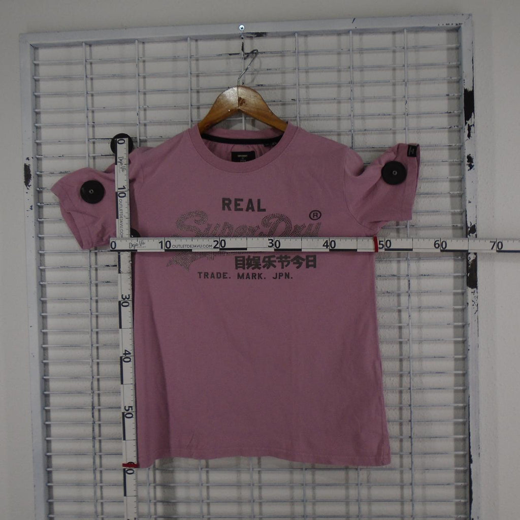 Women's T-Shirt Superdry. Pink. S. Used. Good