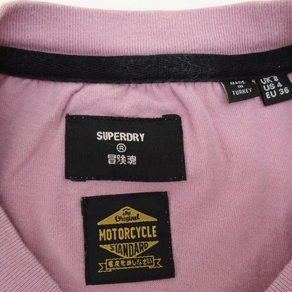 Women's T-Shirt Superdry. Pink. S. Used. Good