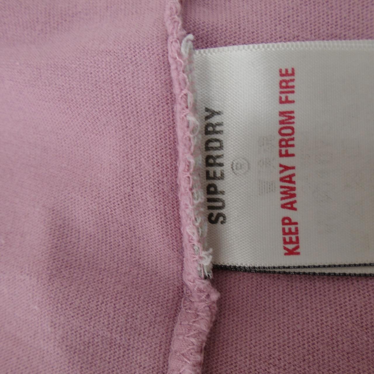 Women's T-Shirt Superdry. Pink. S. Used. Good