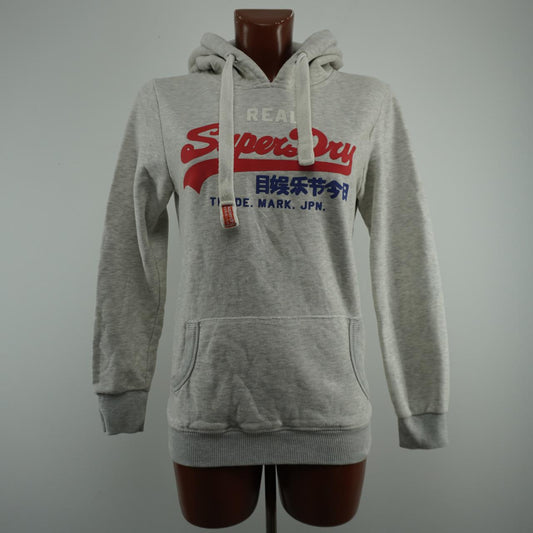 Women's Hoodie Superdry. Grey. M. Used. Good