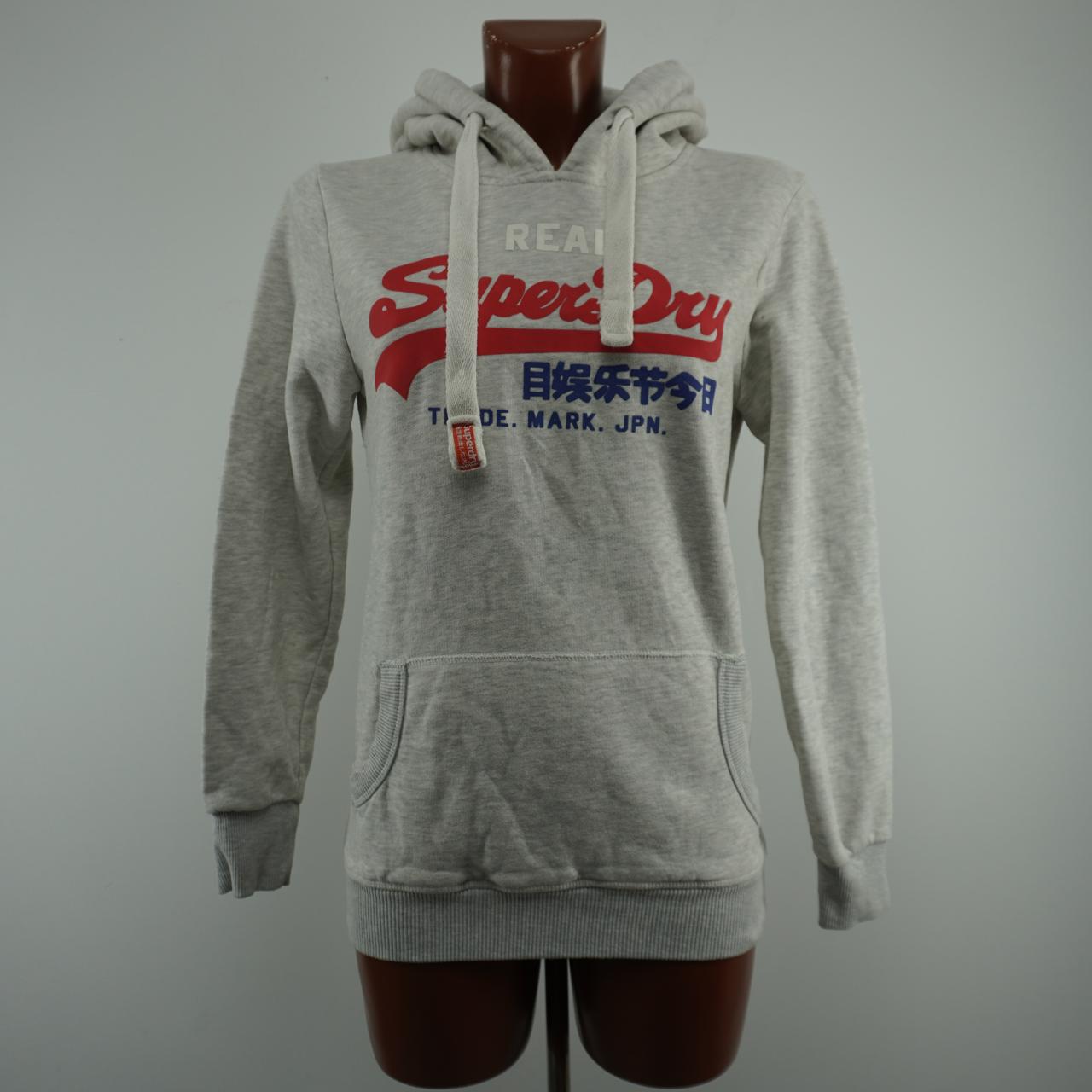 Women's Hoodie Superdry. Grey. M. Used. Good