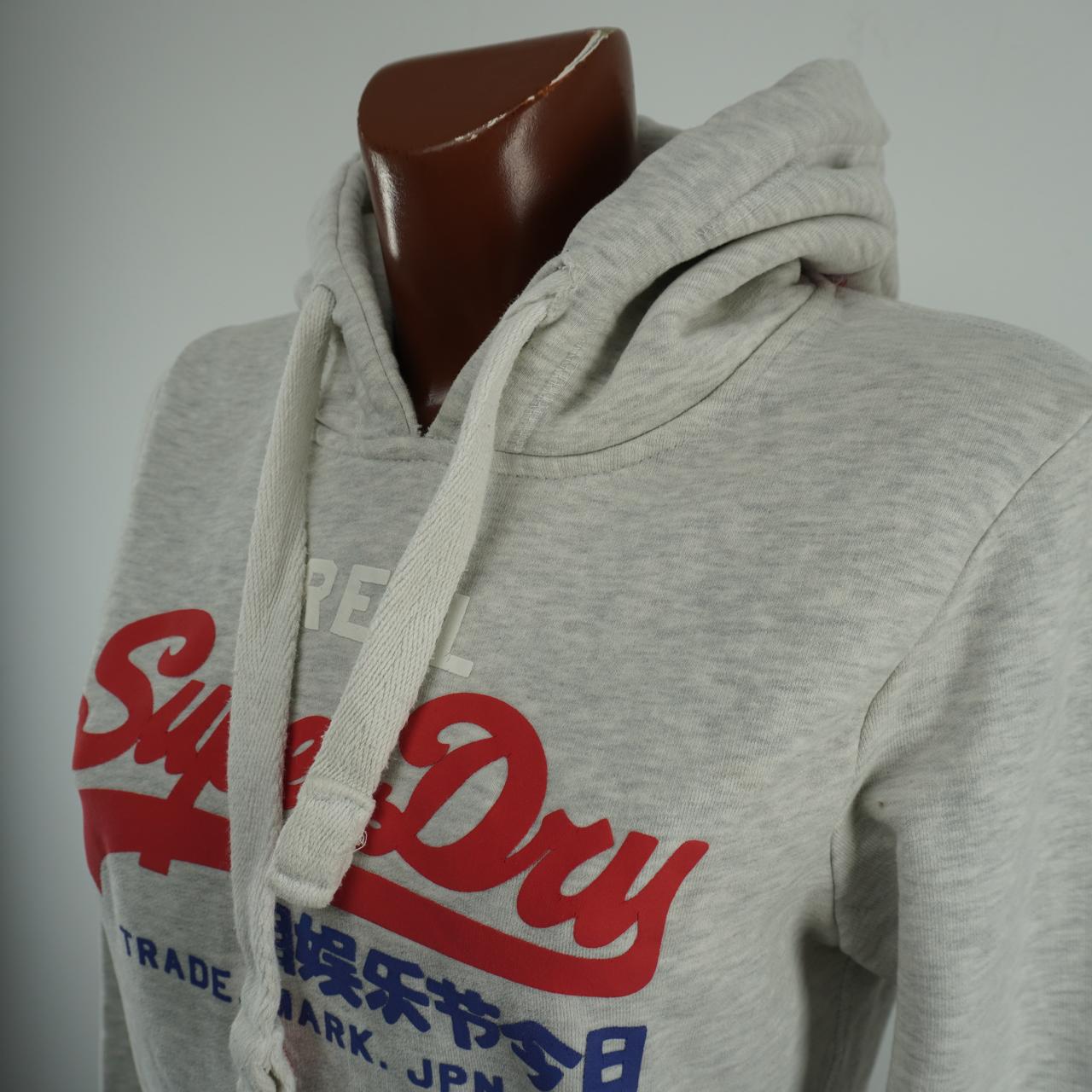 Women's Hoodie Superdry. Grey. M. Used. Good