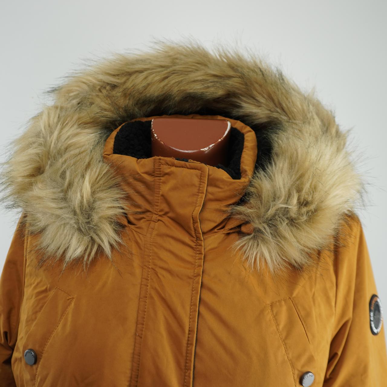 Parka Superdry para mujer. Naranja. Talla L. Usada. En buen estado.