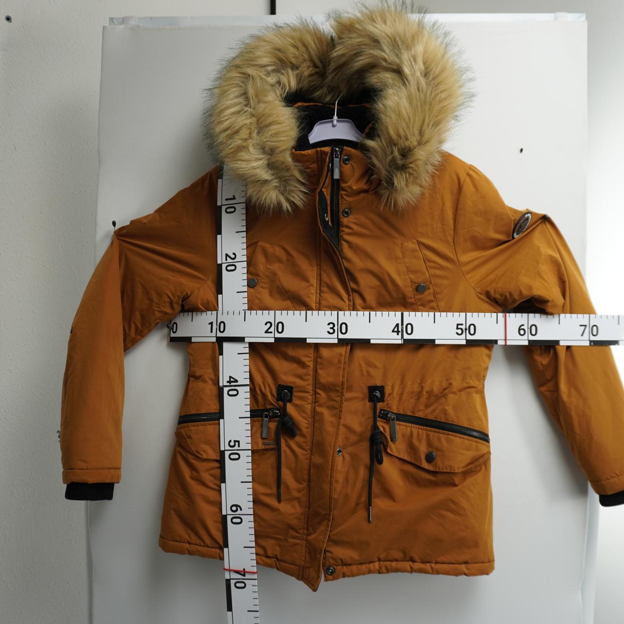 Parka Superdry para mujer. Naranja. Talla L. Usada. En buen estado.