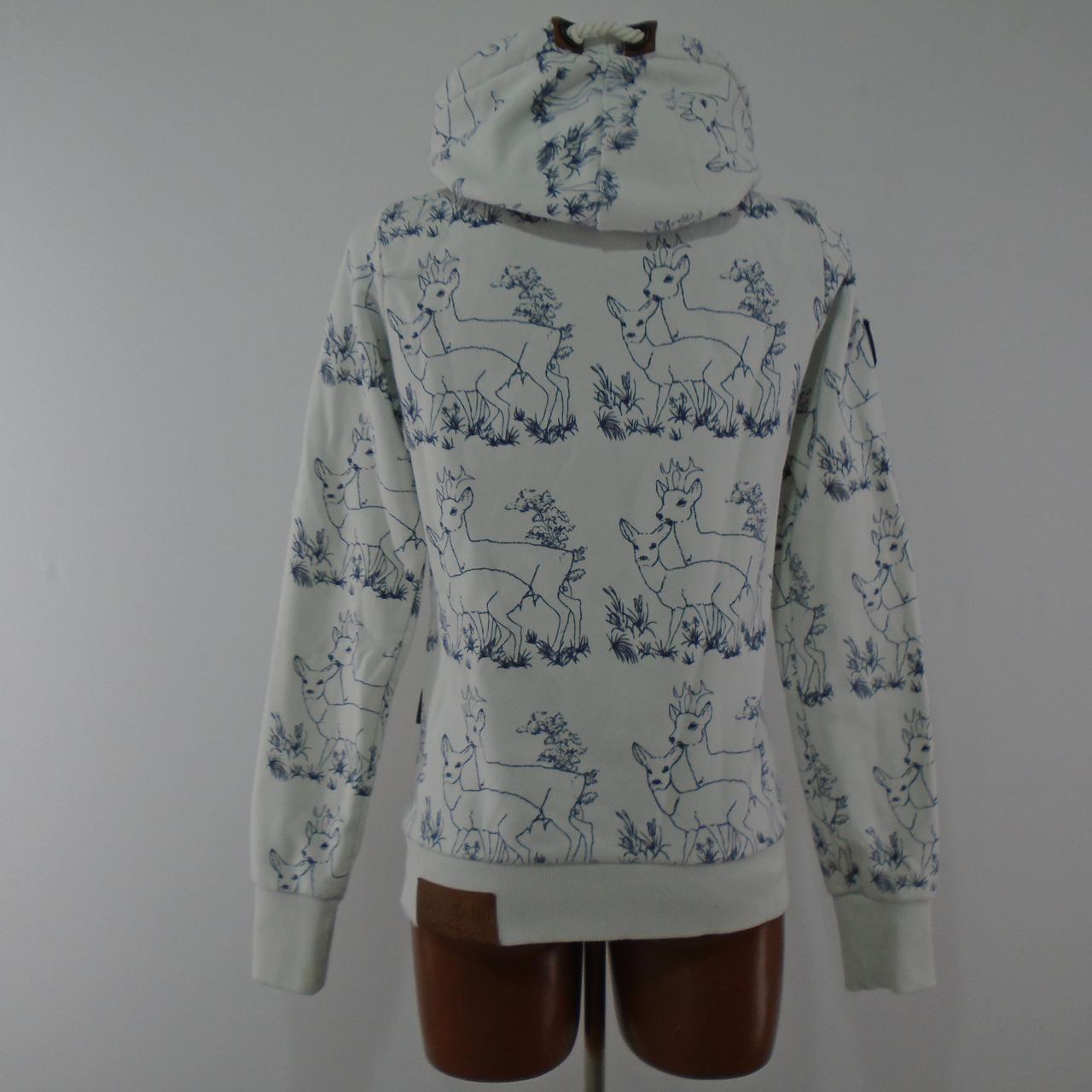 Sudadera con capucha para mujer Naketano. Blanco. M. Usado. Bien