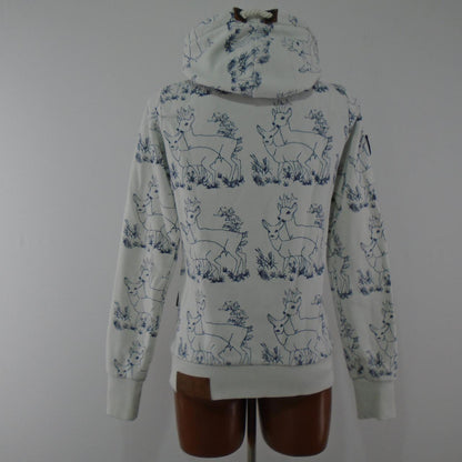 Sudadera con capucha para mujer Naketano. Blanco. M. Usado. Bien