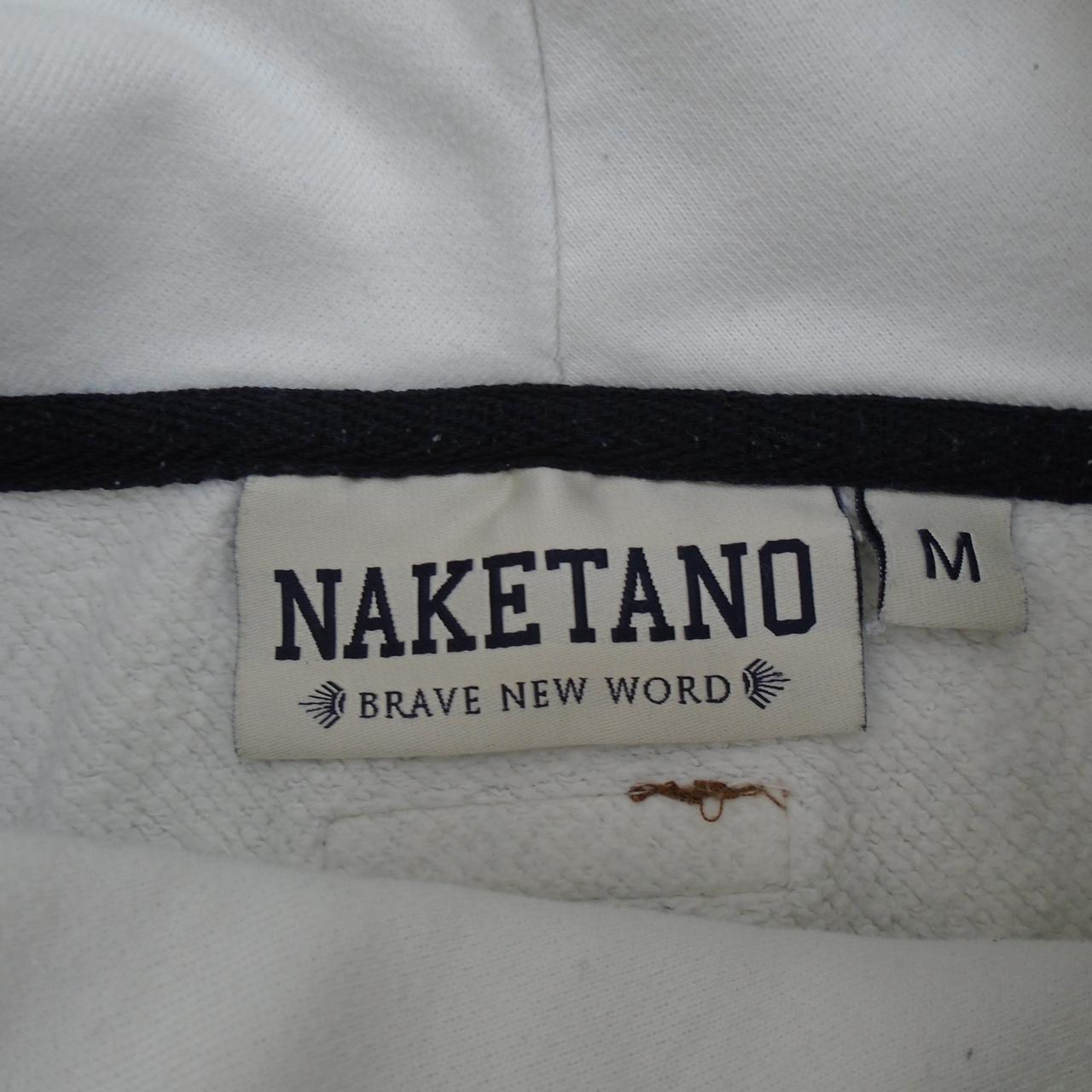 Women's Hoodie Naketano. White. M. Used. Good