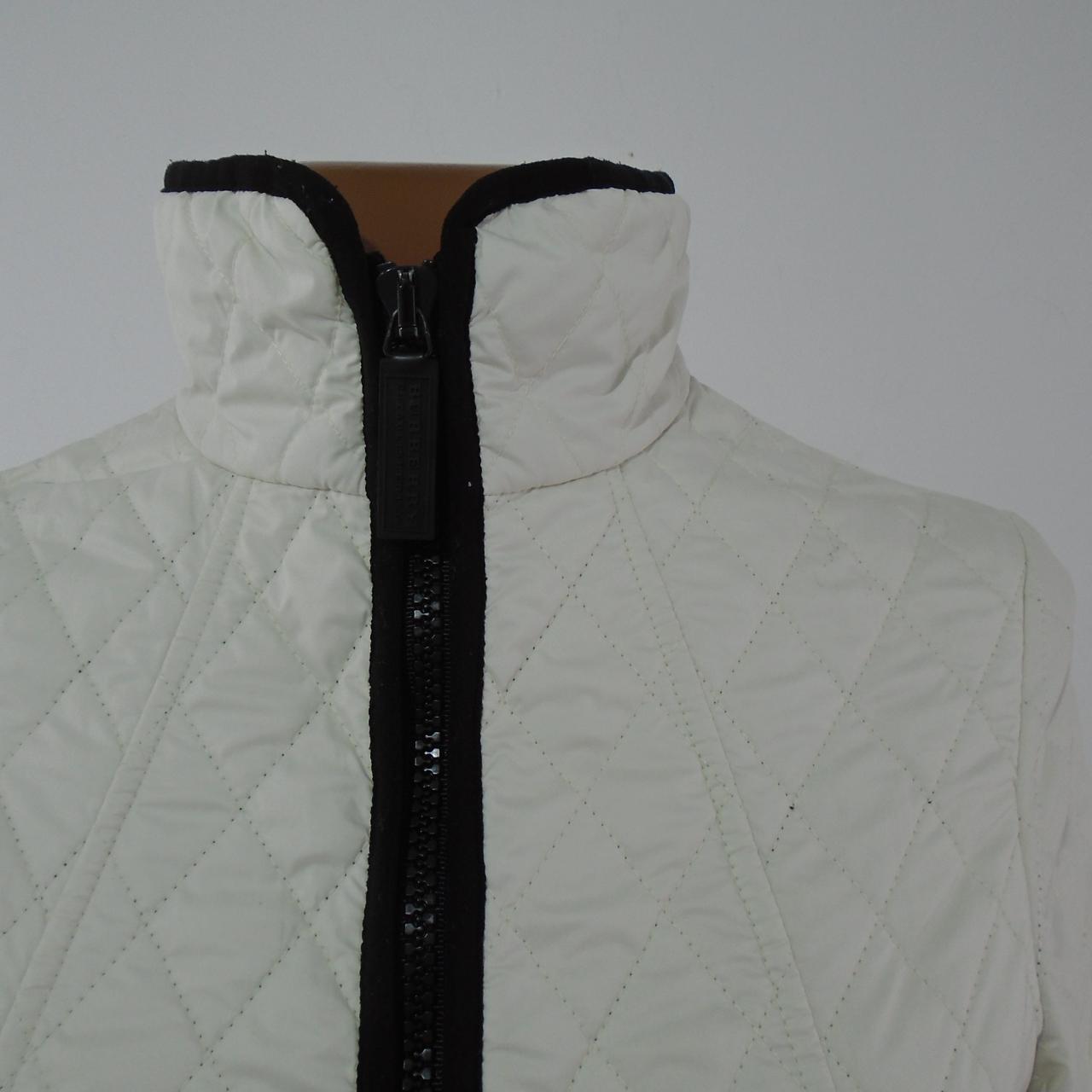 Women's Jacket burberry. White. M. Used. Good