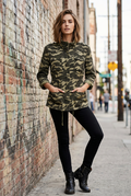 Forever 21 women’s jacket, khaki, size M — secondhand