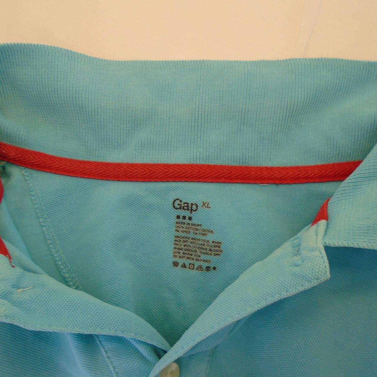 Men's Polo GAP. Blue. XL. Used. Good