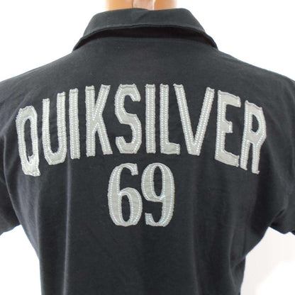 Men's Polo Quiksilver . Black. L. Used. Good