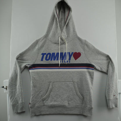 Women's Hoodie Tommy Hilfiger. Grey. M. Used. Good