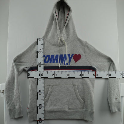 Women's Hoodie Tommy Hilfiger. Grey. M. Used. Good