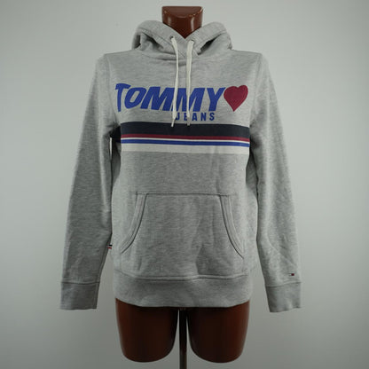 Women's Hoodie Tommy Hilfiger. Grey. M. Used. Good