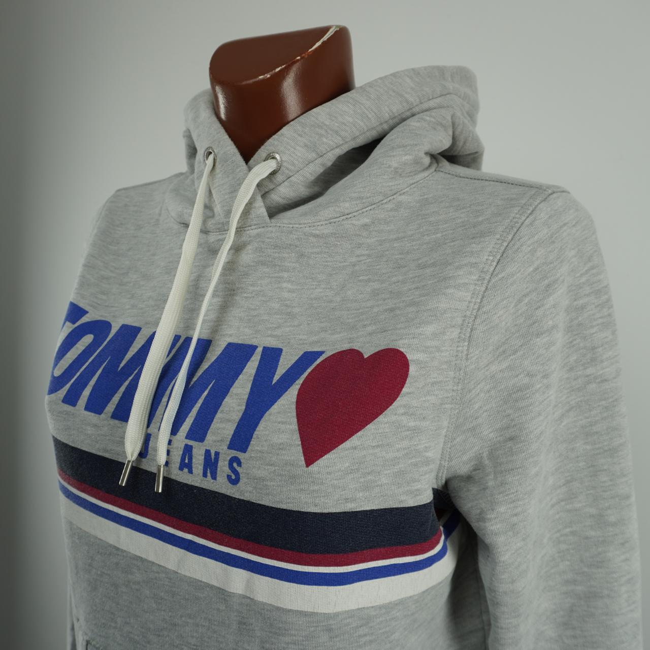 Women's Hoodie Tommy Hilfiger. Grey. M. Used. Good