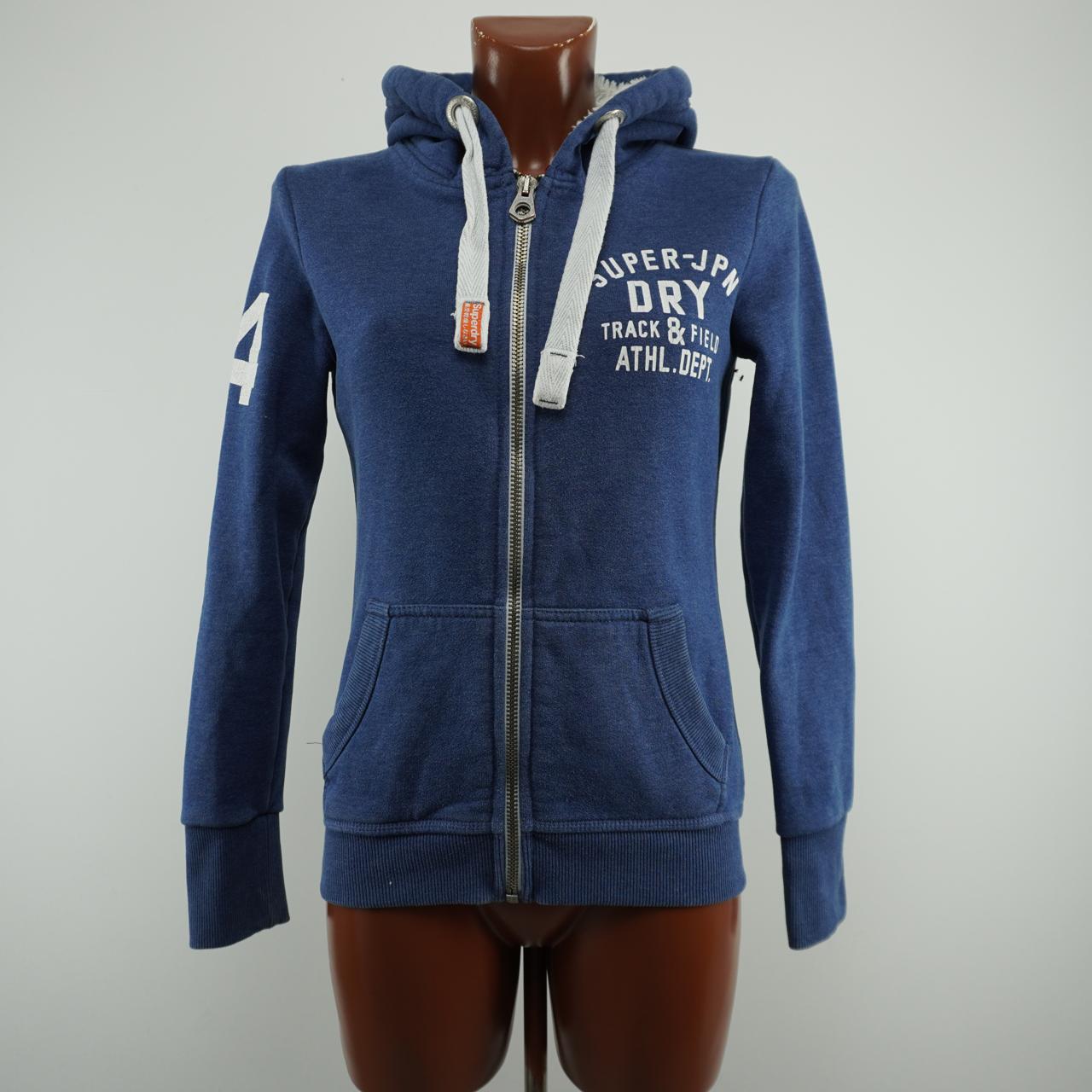 Women's Hoodie Superdry. Dark blue. S. Used. Good