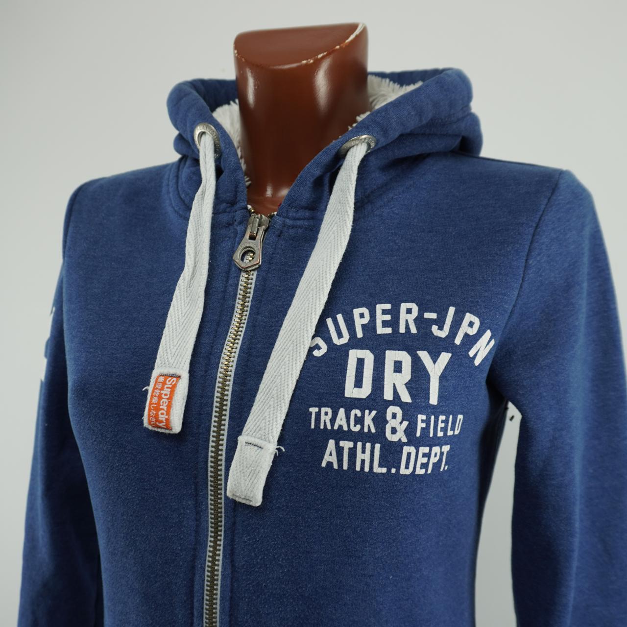 Women's Hoodie Superdry. Dark blue. S. Used. Good