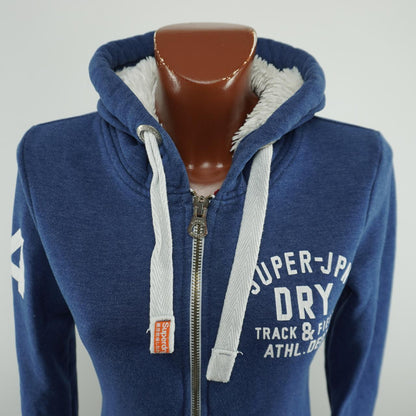 Women's Hoodie Superdry. Dark blue. S. Used. Good