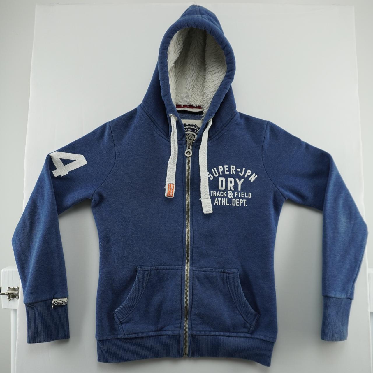 Women's Hoodie Superdry. Dark blue. S. Used. Good