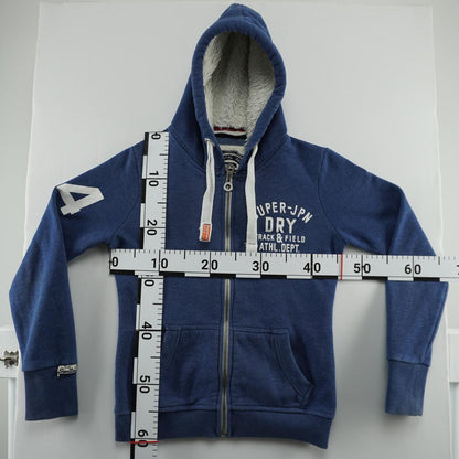 Women's Hoodie Superdry. Dark blue. S. Used. Good