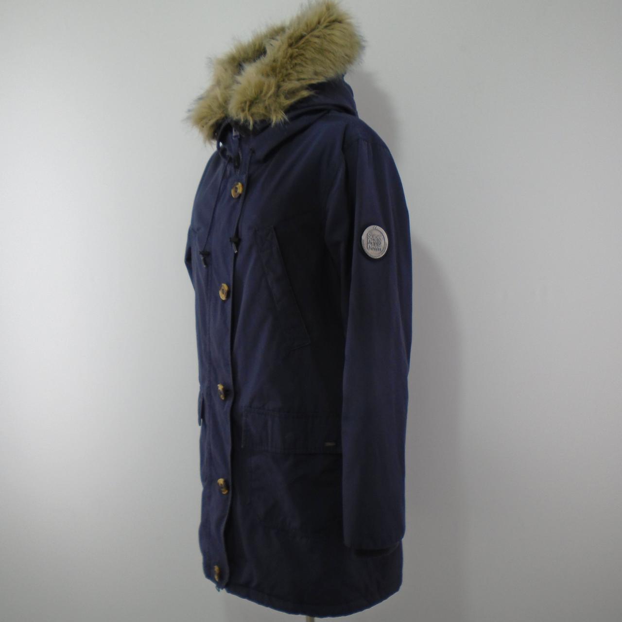 Parka de mujer Superdry. Azul oscuro. XL. Usado. Bien