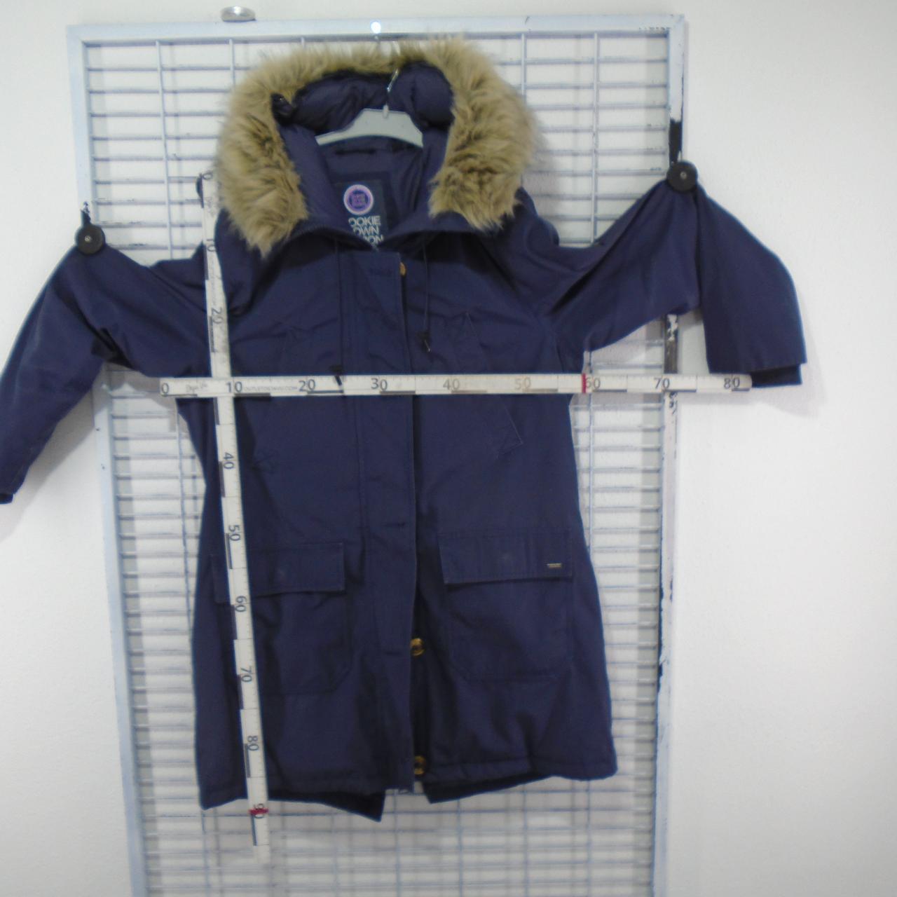 Parka de mujer Superdry. Azul oscuro. XL. Usado. Bien