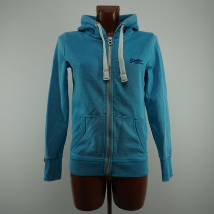 Women's Hoodie Superdry. Blue. M. Used. Good