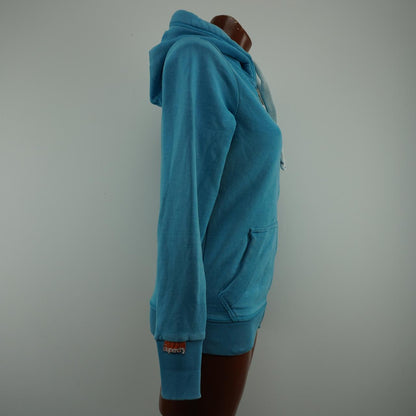 Women's Hoodie Superdry. Blue. M. Used. Good